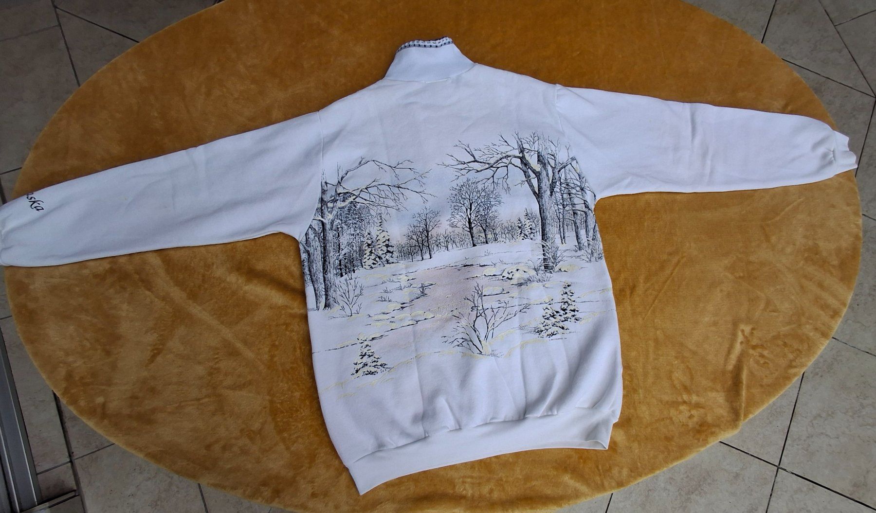 Pullover & Sweatshirts: Pullover aus Alaska Winterlandschaft weiss Grösse L – Gebraucht aus Vitznau von rh_v 4