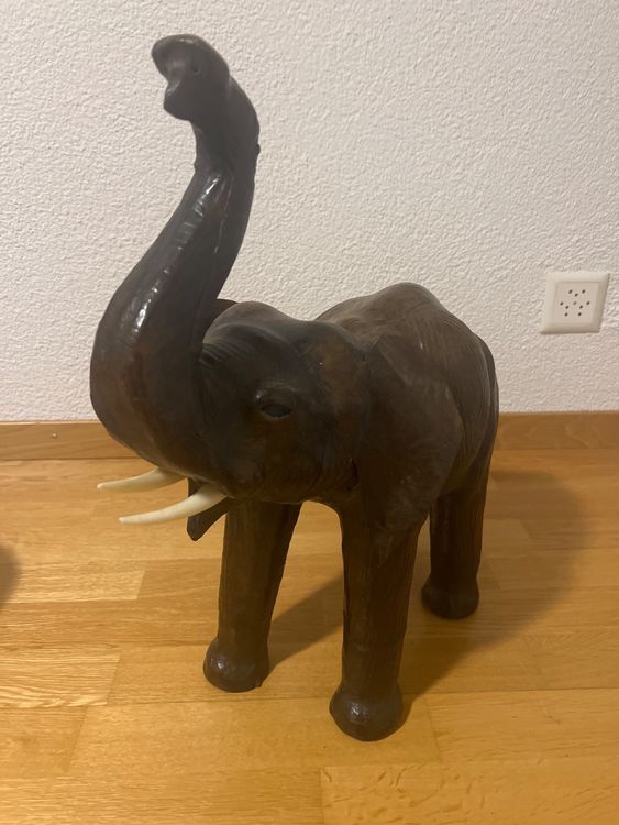 Efie Holz Elefant Aus Buchenholz – Unbehandelt, FSC-zertifiziert, Made In Germany, 8x10 Cm
