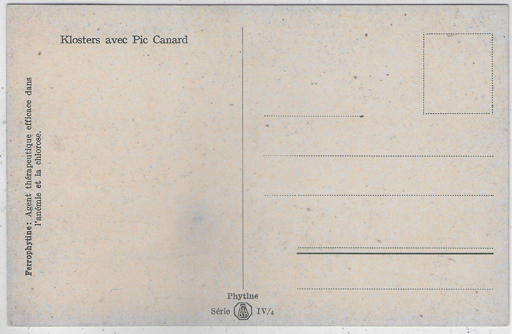 Cartoline postali: Klosters avec Pic Canard – Usato da Ettingen venduto da Kartenplanet 1