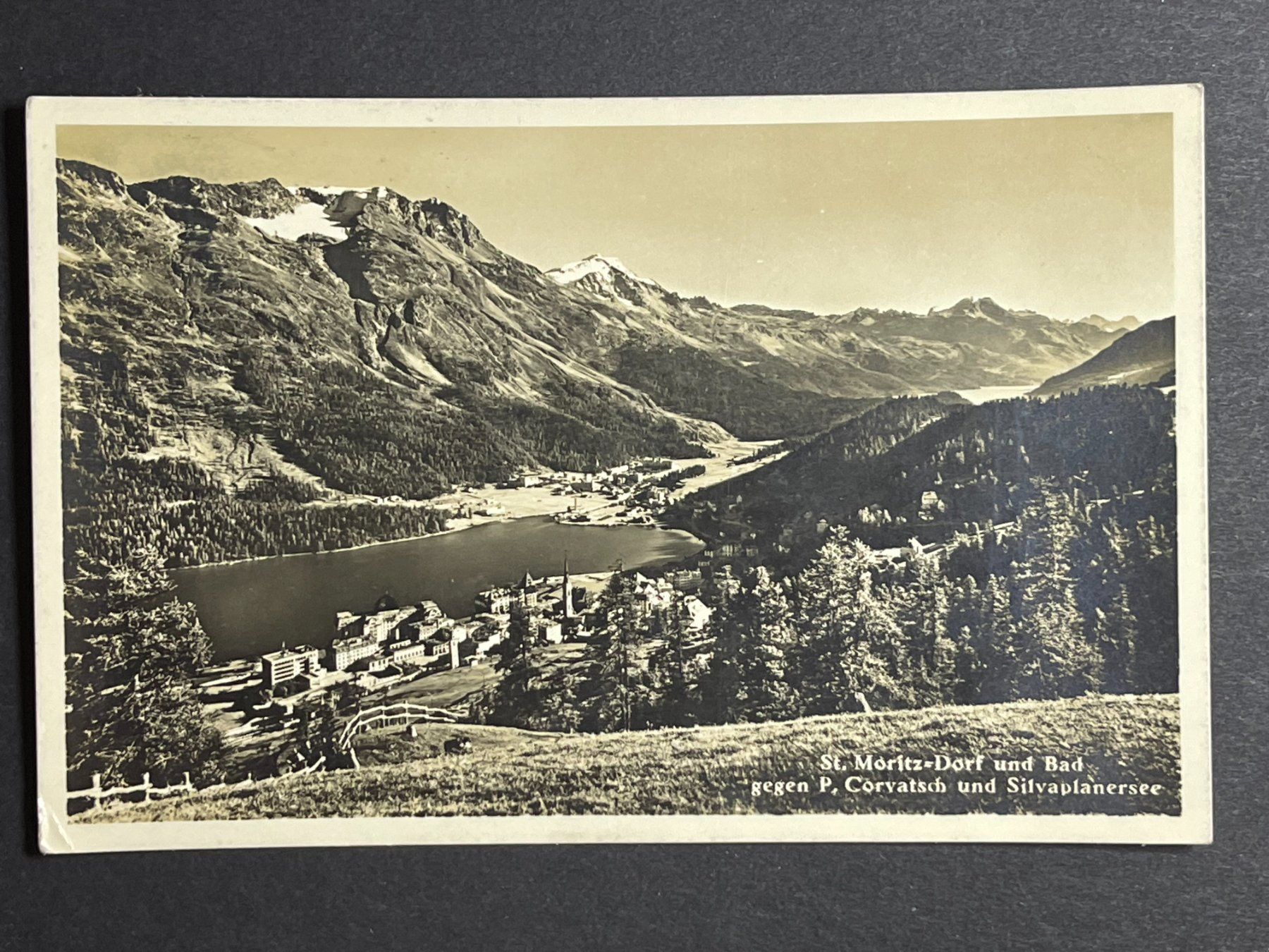 Cartoline postali: St. Moritz - Dorf und Bad – Usato da Steg VS venduto da _vinci_