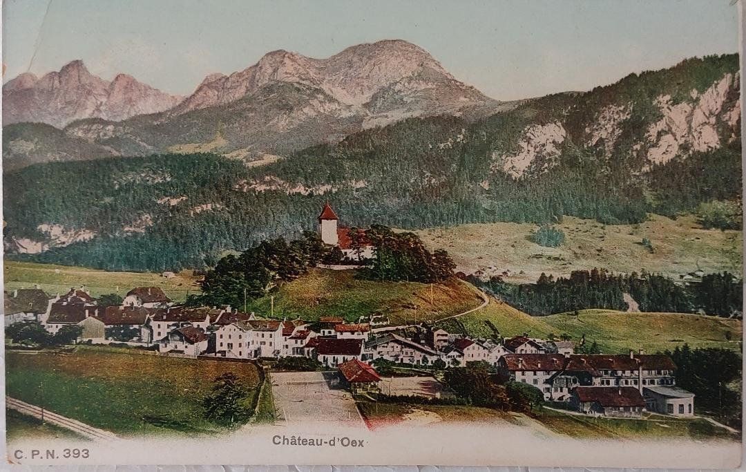 Ansichtskarten: CHÂTEAU-D'OEX – Gebraucht aus Delémont von Domdom1