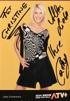Cathy Zimmermann Autogramm signiert Foto 10x15cm