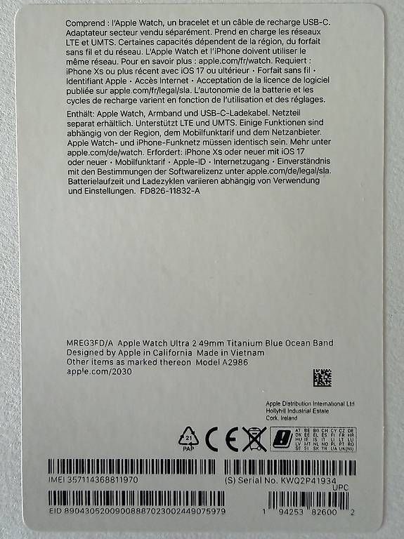 Smartwatch: APPLE WATCH ULTRA 2 49MM Titanium – D'occasion à Delémont par Jenya88 4