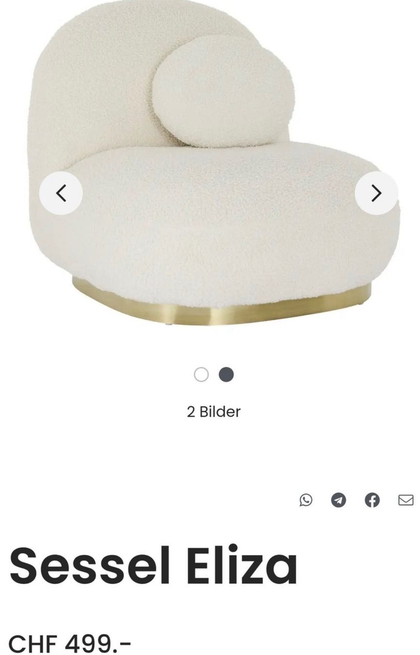 Livique Fauteuils: Boucle Sessel ab 1.- – D'occasion à Hausen AG par SF3011 1