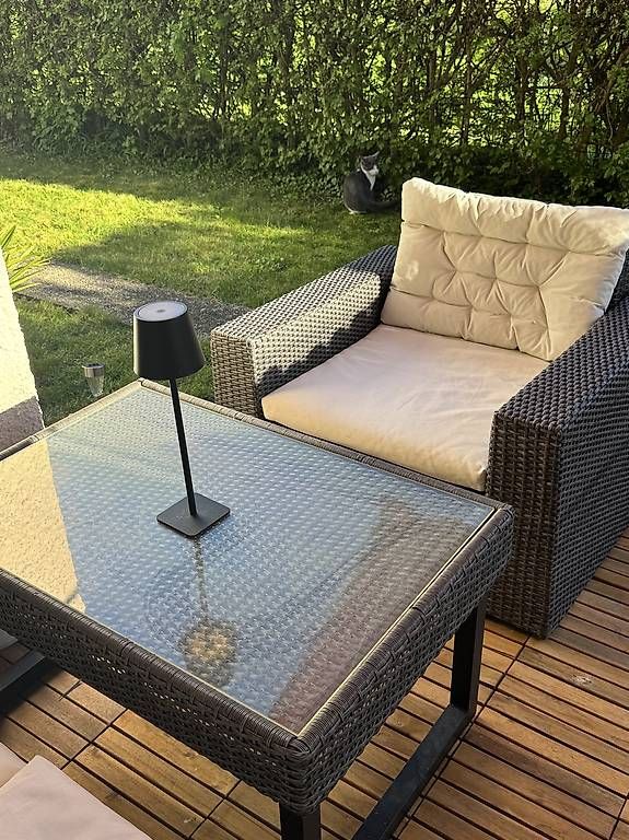 Set di tavolo e panche: Gartenmöbel Rattan Set – Usato da Dättwil AG venduto da leo_zn5y 1