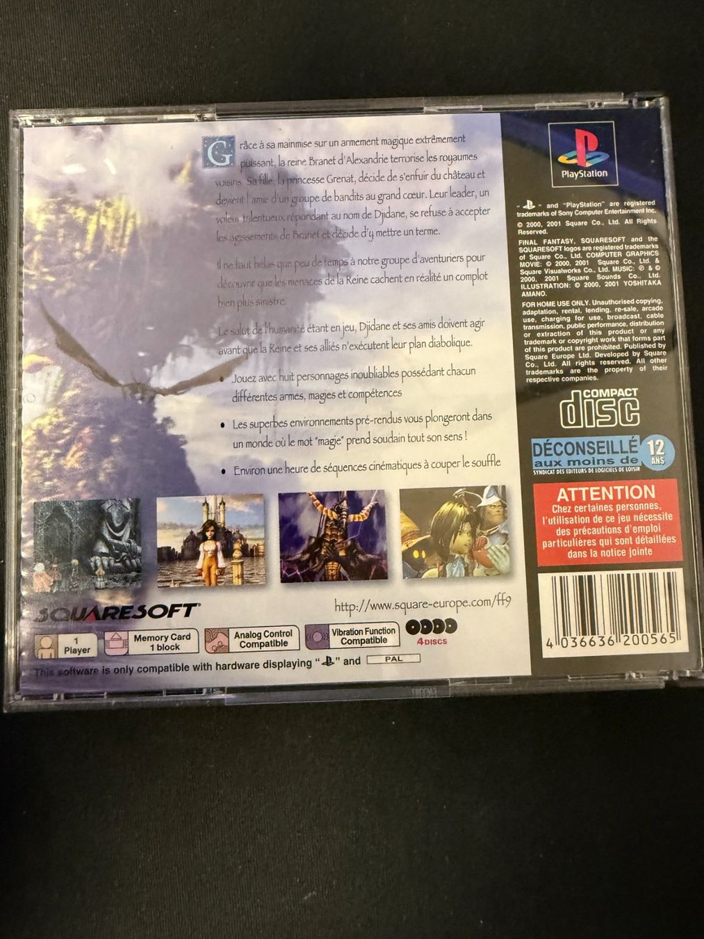 Spiele: Final Fantasy IX - PS1 – Gebraucht aus Pont-de-la-Morge von Darfal 3