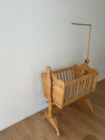 Holz-Wiege, Massivholz unbehandel