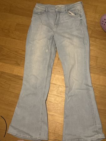 Light Blue Flare Jeans - Soft Denim, Women's Size 44!