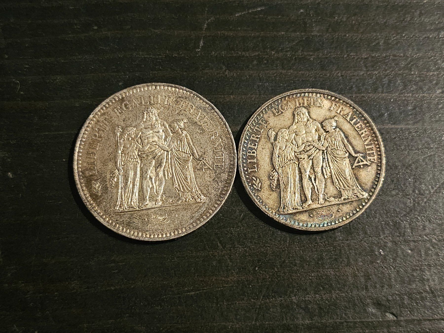 Tutti le monete: 60 francs Hercule 1968/1977 – Usato da la neuveville venduto da houeka 1