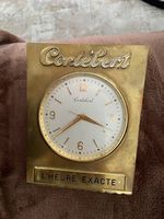 Ancienne Horloge de table Cortébert - Laiton massif