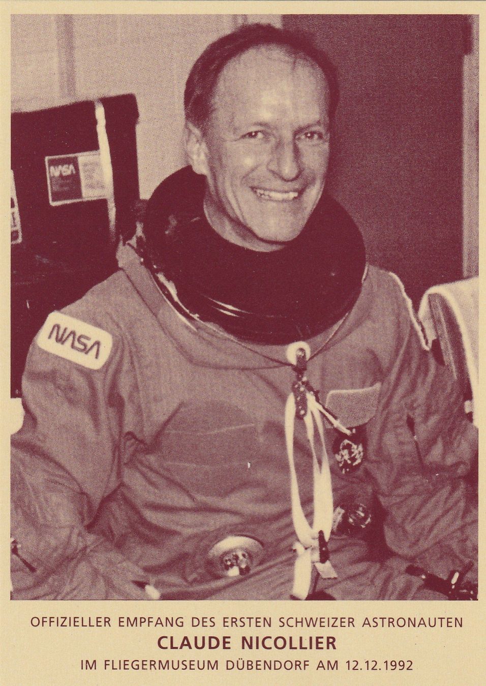 Ansichtskarten: Schweizer Astronaut Claude Nicollier – Gebraucht aus Rorschacherberg von fratovi2