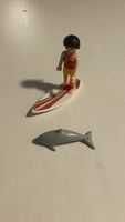 Playmobil Surferin mit Delfin & Surfbrett, Top Zustand!
