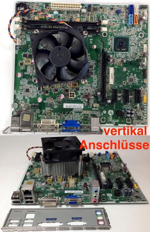 HP 696234-001 Mainboard MicroATX & i7-3770 Quad 3,9GHz | Kaufen auf Ricardo