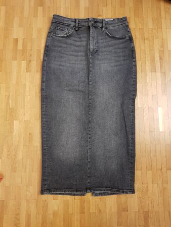 Jupe crayon EDC en jean gris taille 38 – Élégante!
