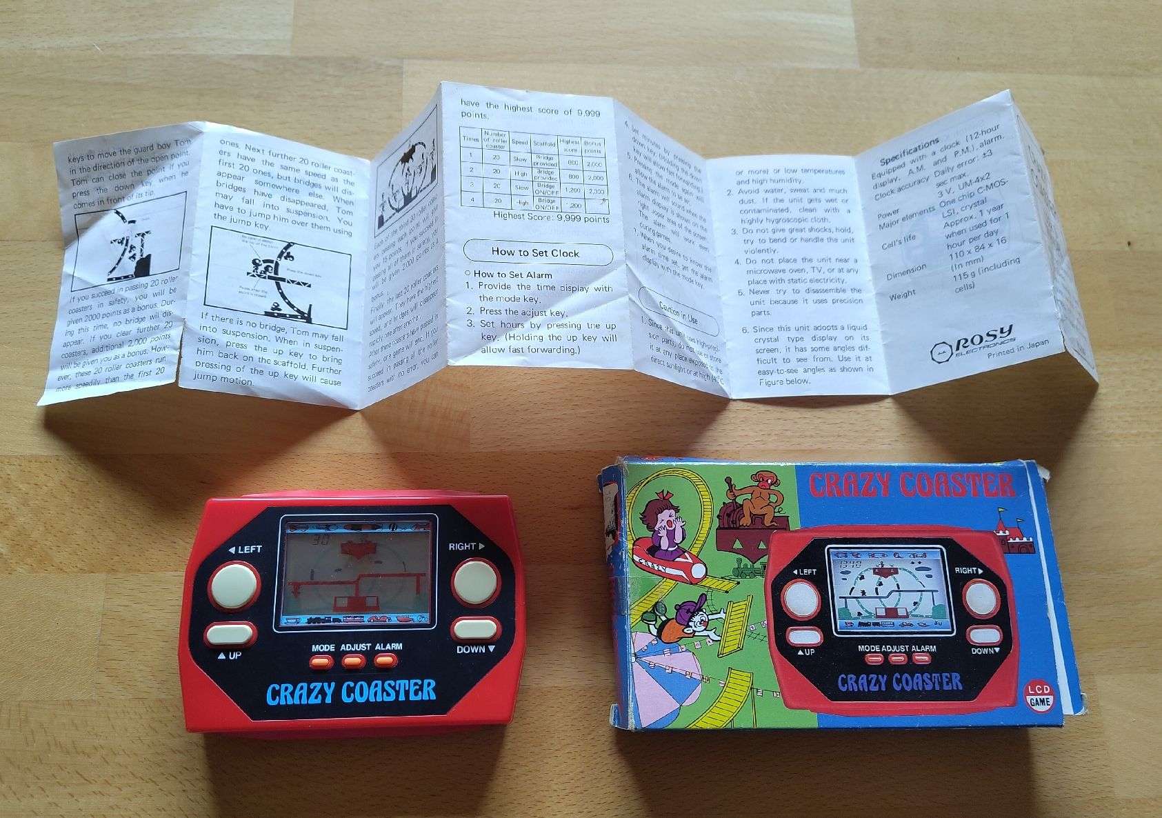 Console: Crazy Coaster LCD Game, Retro Game Nostalgie, Top Zustand – Usato da Bonaduz venduto da Gluehwuermchen44 1