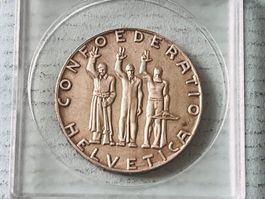 Schweizer 5 Fr. Gedenkmünze 1291-1941!