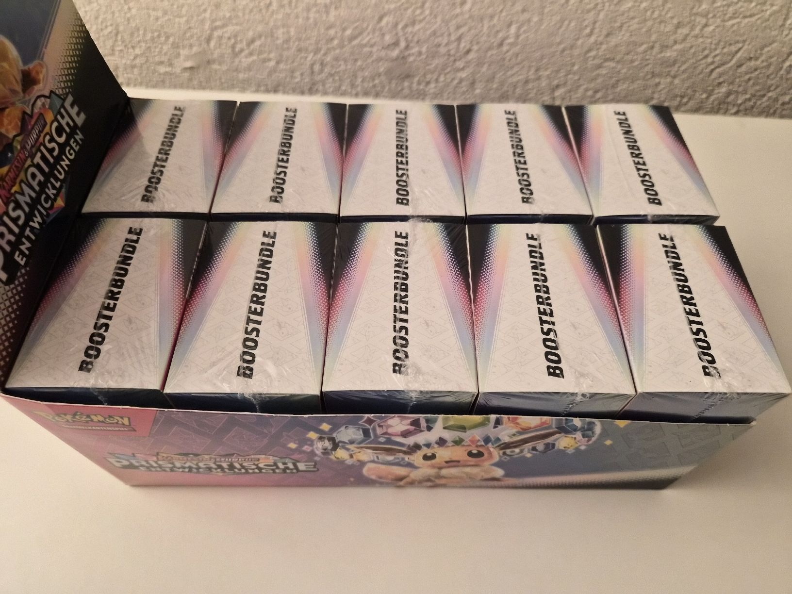 Pokémon Carte collezionabili: KOMPLETT Box - Prismatische Entwicklung Booster Bundle DE – Nuovo e nell'imballaggio originale da Buchs ZH venduto da Sforni 5