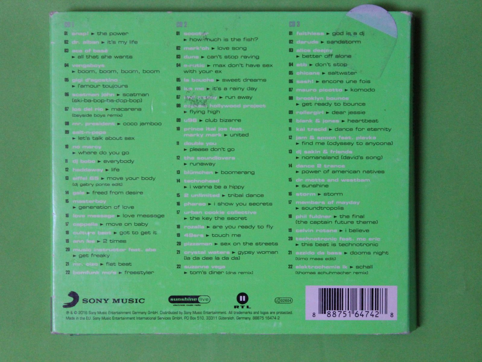 CDs: Club Sounds 90s Volume 2 3CD – Gebraucht aus Tübach von JamesStone 2