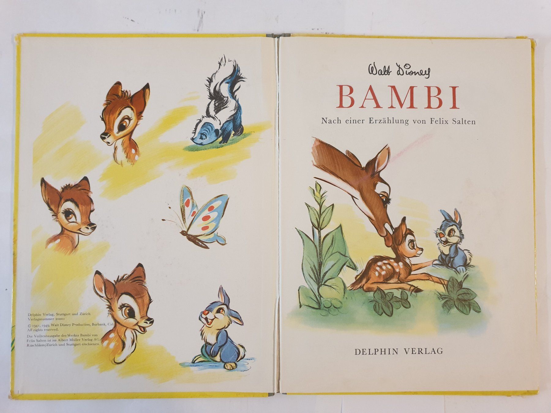 Livres: Bambi Buch Walt Disney Antik – D'occasion à Chur par copino 1