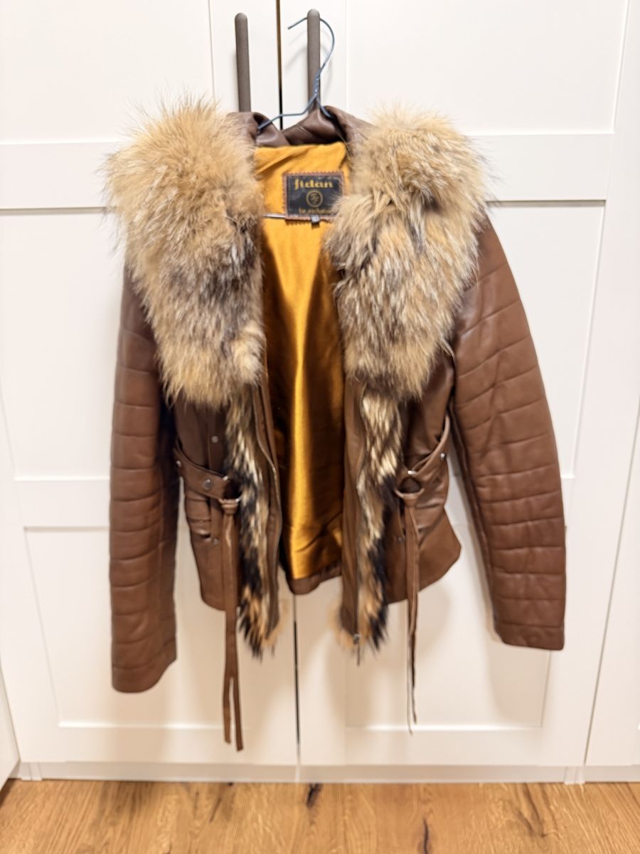 Giacche: Edle Lederjacke mit Echtpelz – Usato da Dielsdorf venduto da M.M.A1 2