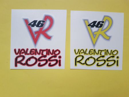 2 Aufkleber, autocollants, sticker, VR 46, Valentino Rossi