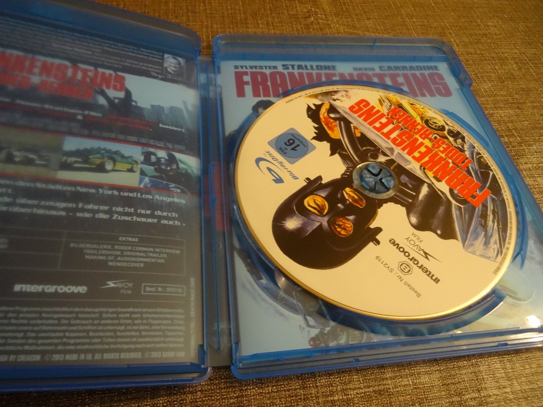 Tutti i DVDs: Blu-ray Frankensteins Todes-Rennen – Usato da Olten venduto da Disc-Verkauf 1