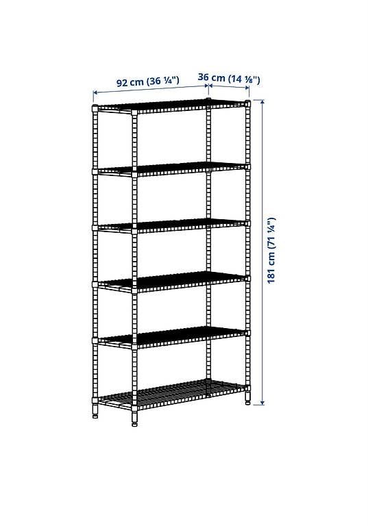 Ikea Regale: Ikea Omar Regal mit Tablaren – Gebraucht aus Binningen von kam_r575 1