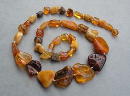 ♥ TOLLE KETTE / Baltischer  Bernstein / MULTICOLOR ♥