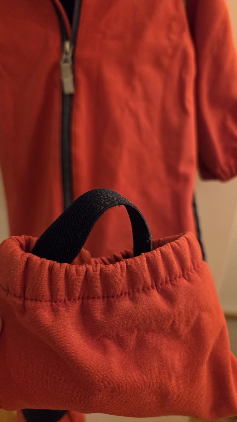 Completi: Tchibo Overall Softshell Einteiler rot Grösse 86-92 – Usato da Winterthur venduto da NeM 7