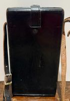 Ledertasche Kamera schwarz mit Trageriemen