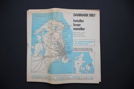 Reiseführer Dänemark 1967 Hotelverzeichnis + Preise