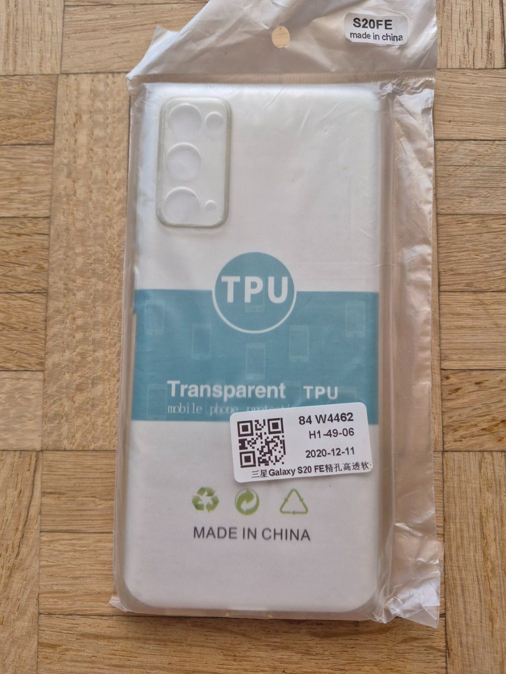 Samsung Cover & Protezioni schermo: Coque TPU transparente pour Samsung S20 FE neuve – Nuovo e nell'imballaggio originale da Champagne venduto da ARWEN012