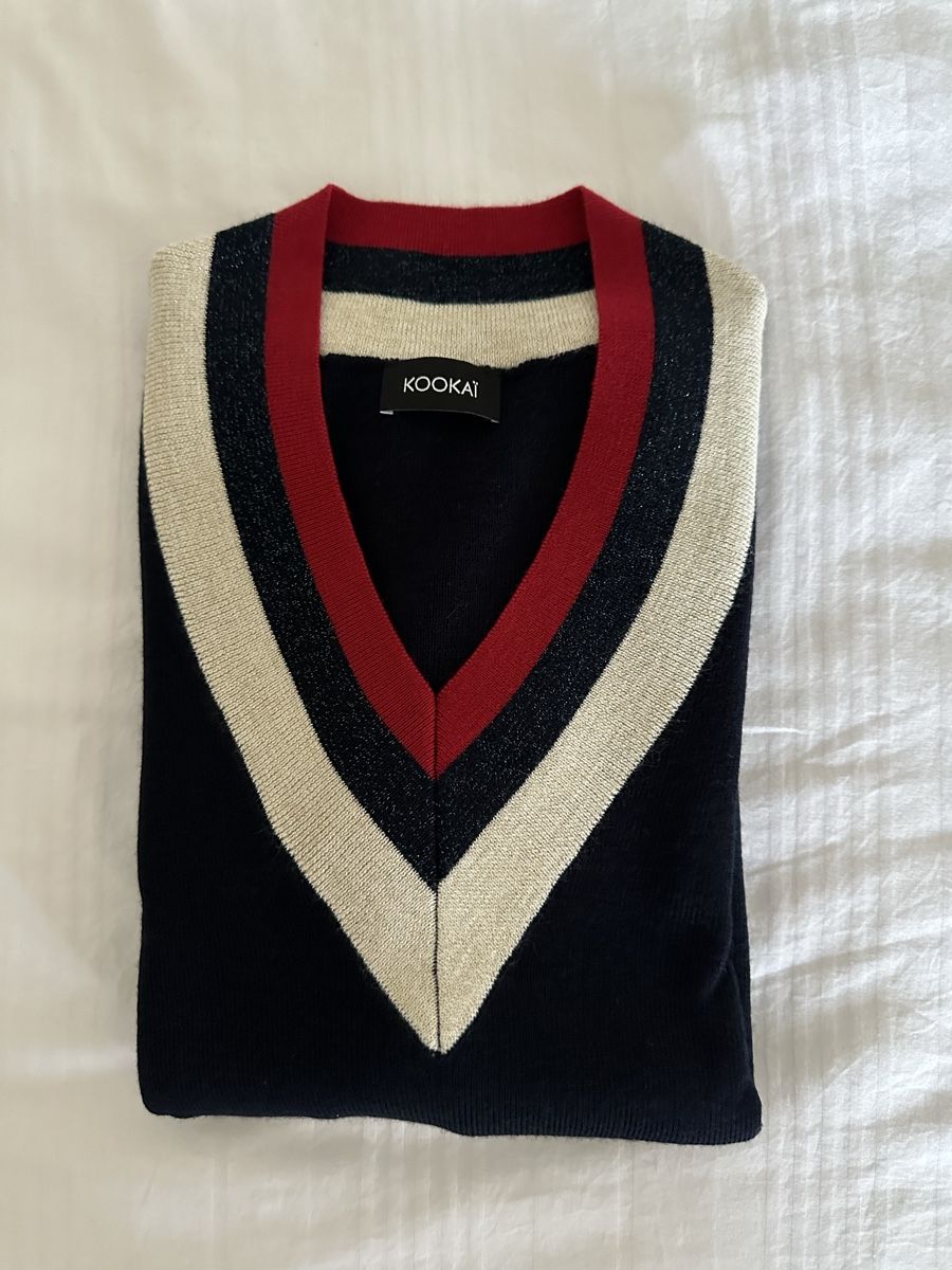 Kookai Maglioni & Felpe: Kookai blue marine pull T-1 – Usato da Epalinges venduto da Lily2006