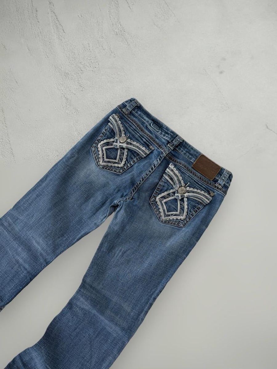 Jeans: Y2K 2000s Embroidered Bootcut Jeans – Neuf (Voir description) à Riehen par vintage_basel 6