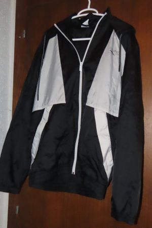 Veste coupe-vent Reebok noir blanc taille S occasion