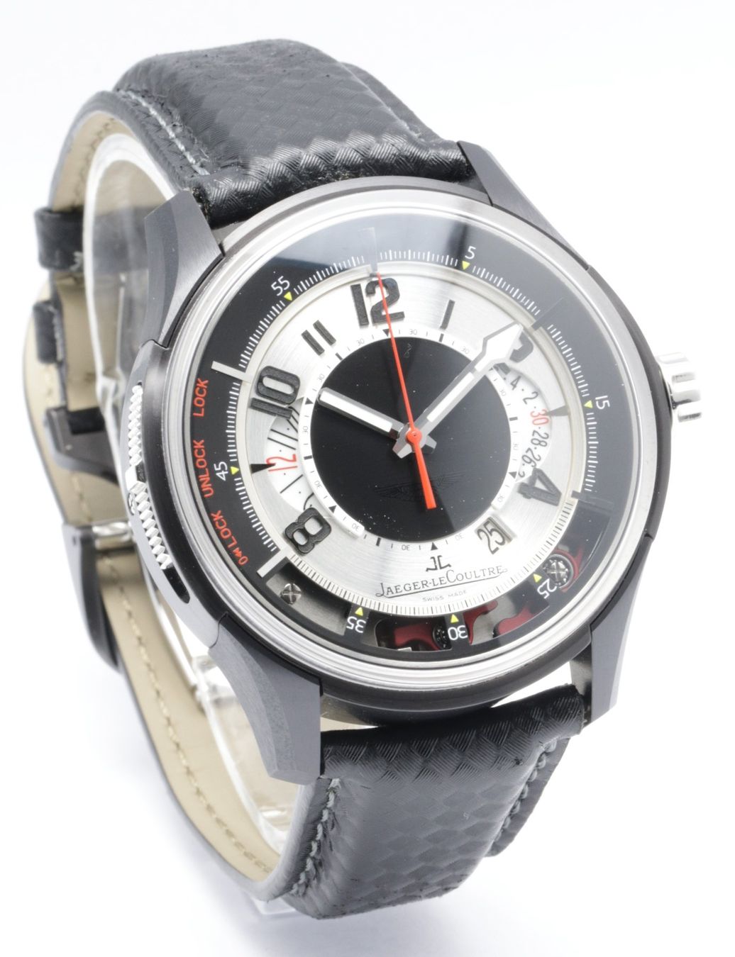Jaeger-Lecoultre Orologi: Jaeger-LeCoultre Q192T470 Schwarz Titanium Datum Automatic – Usato da Basel venduto da SwissManufactures