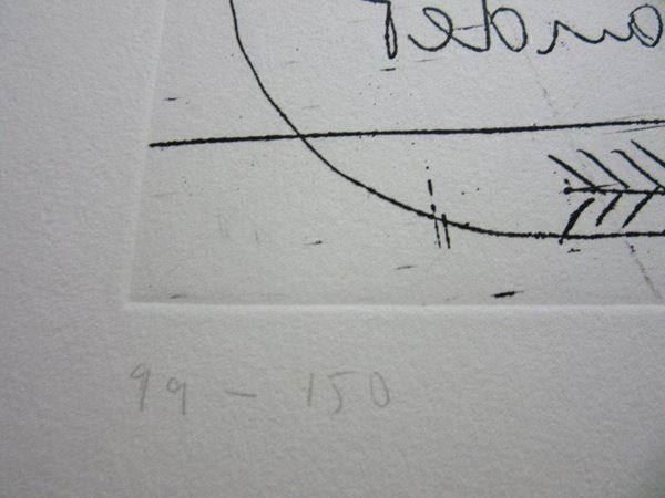 Grafica & Litografie: ROLF WEBER RADIERUNG SIGNIERT NUMMERIERT – Usato da Gersau venduto da kunst-online 3