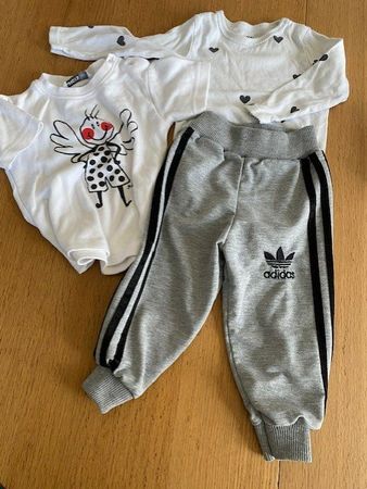 Adidas Baby-Hose und 2 Oberteile  Gr. ca. 74/80