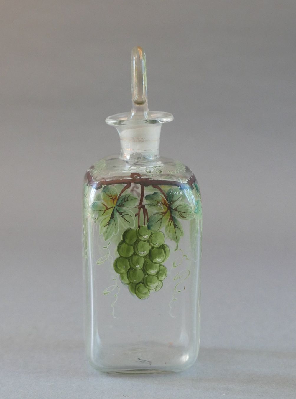 Carafes: GLAS-KARAFFE EMAILLEMALEREI UM 1900 – D'occasion à Balgach par Zwischenraum 7