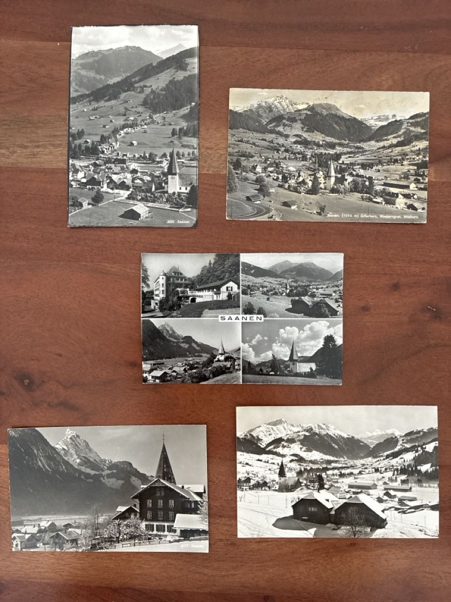 Cartoline postali: 10 Ansichtskarten Schweiz von Saanen BE – Usato da Oftringen venduto da Cla.vD.74 2