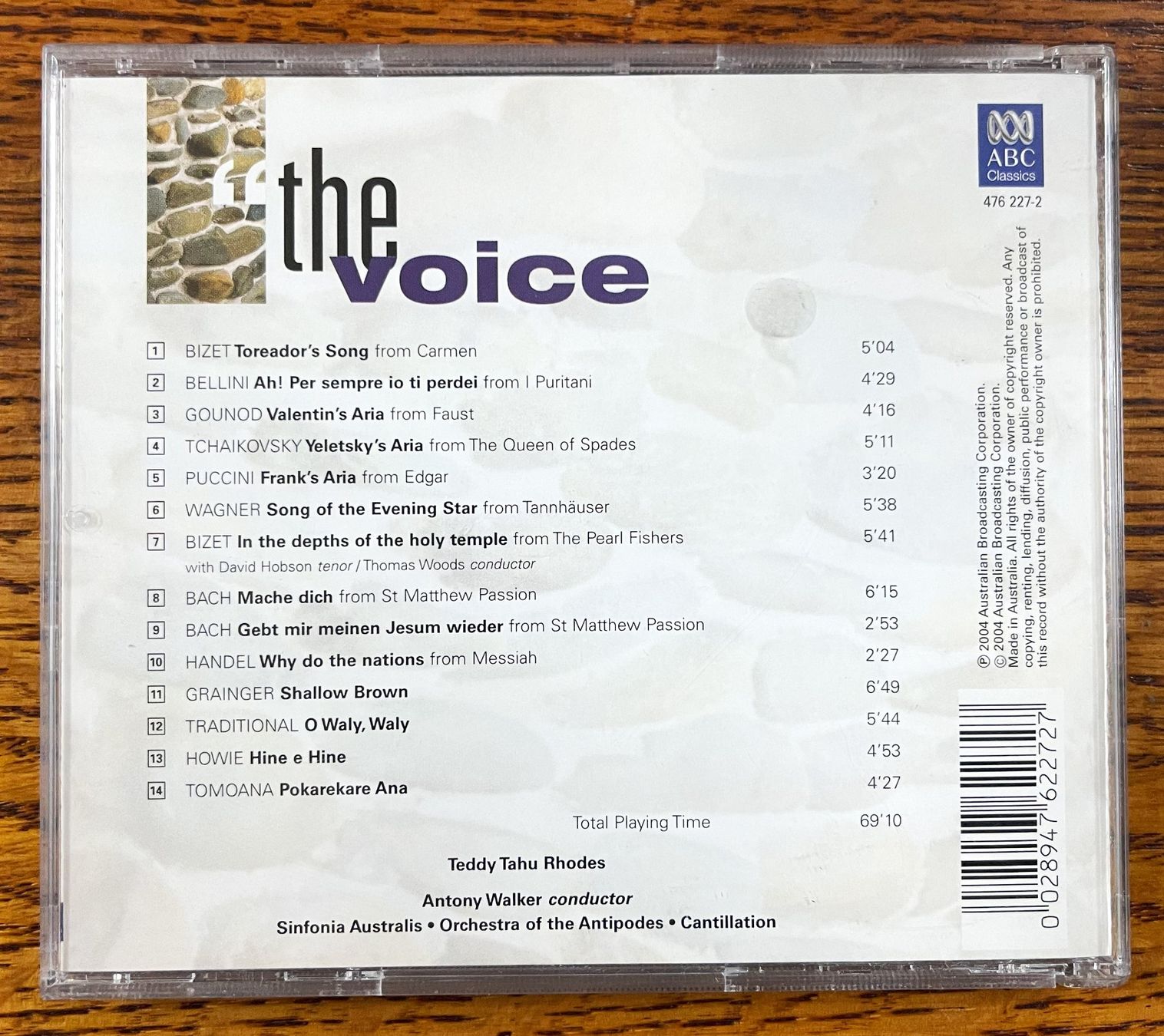 CD: Teddy Tahu Rhodes: The Voice CD – Usato da Oftringen venduto da Vucki 1