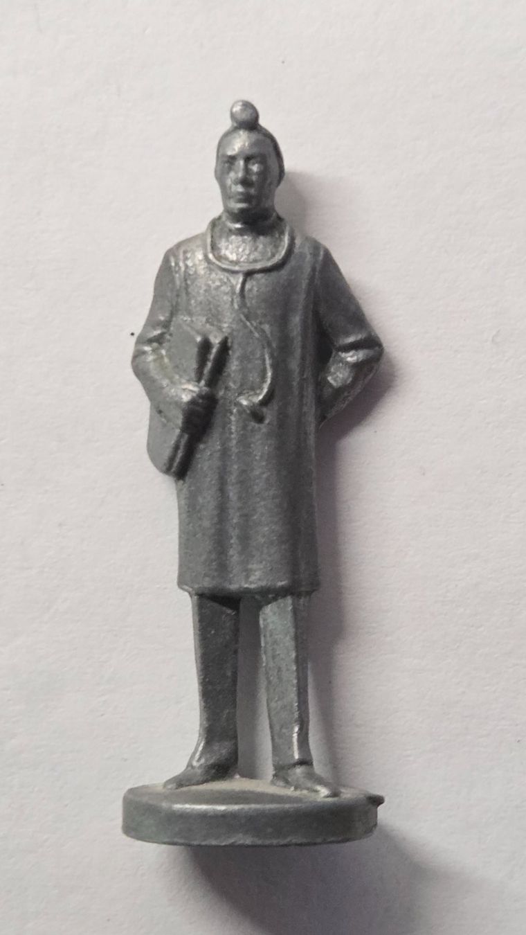 Statuette: Ü-ei Metall Figur Berufe Arzt Eisen – Usato da Zürich venduto da Tobi76