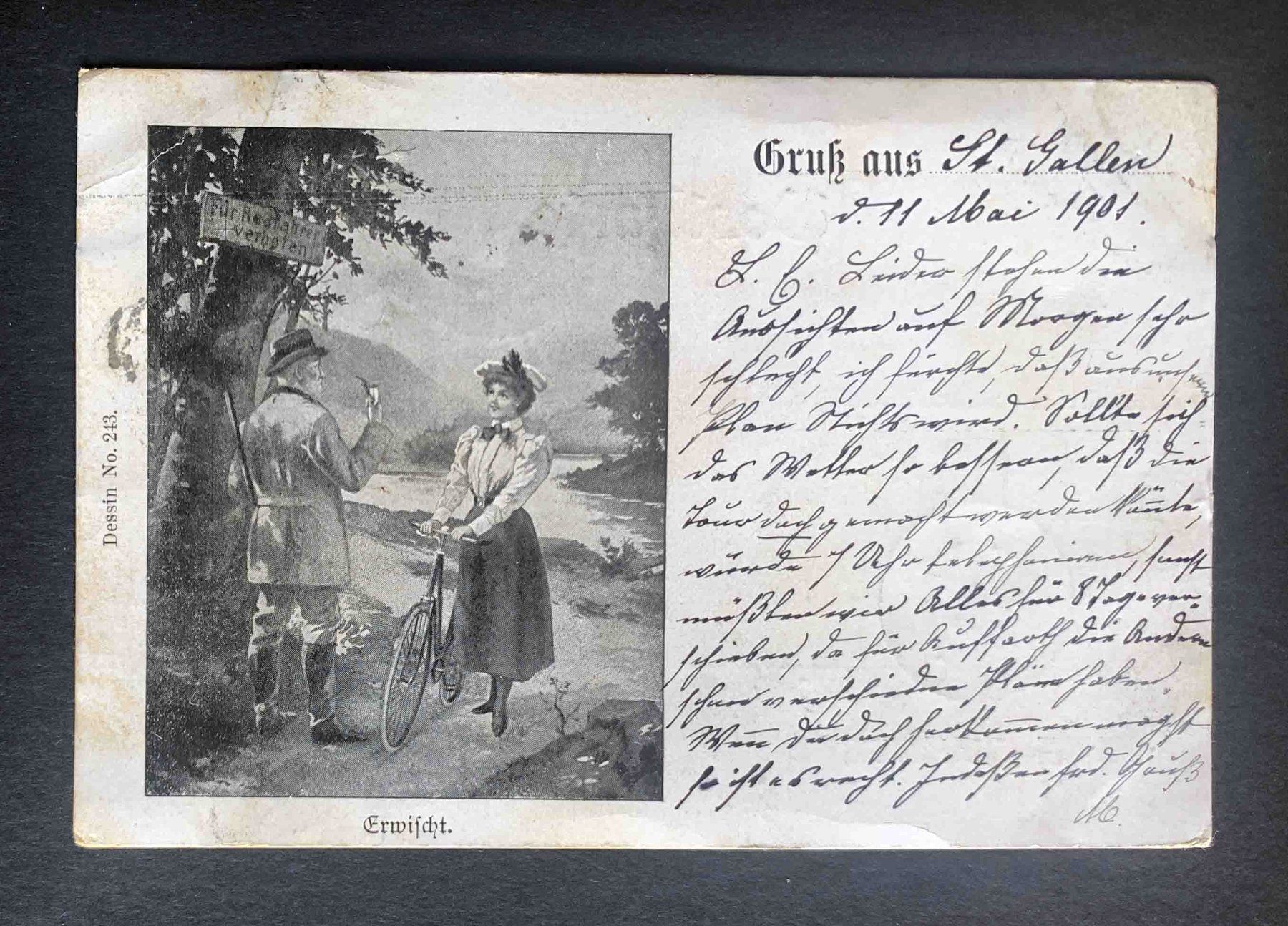 Cartoline postali: AK Gruss aus St Gallen – Usato da Goldau venduto da artelier1