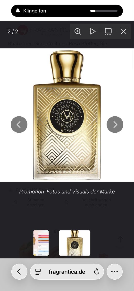 Parfum & Eau de Toilette: Parfum Royal Moresque , 2 ml – Gebraucht aus Sursee von nri_g5z8 3