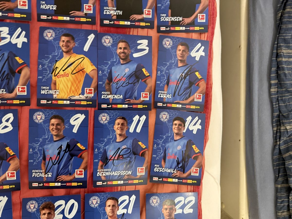 Autografi: Autogrammkartenset Hollenstein Kiel – Usato da Rüschlikon venduto da andi_841 5