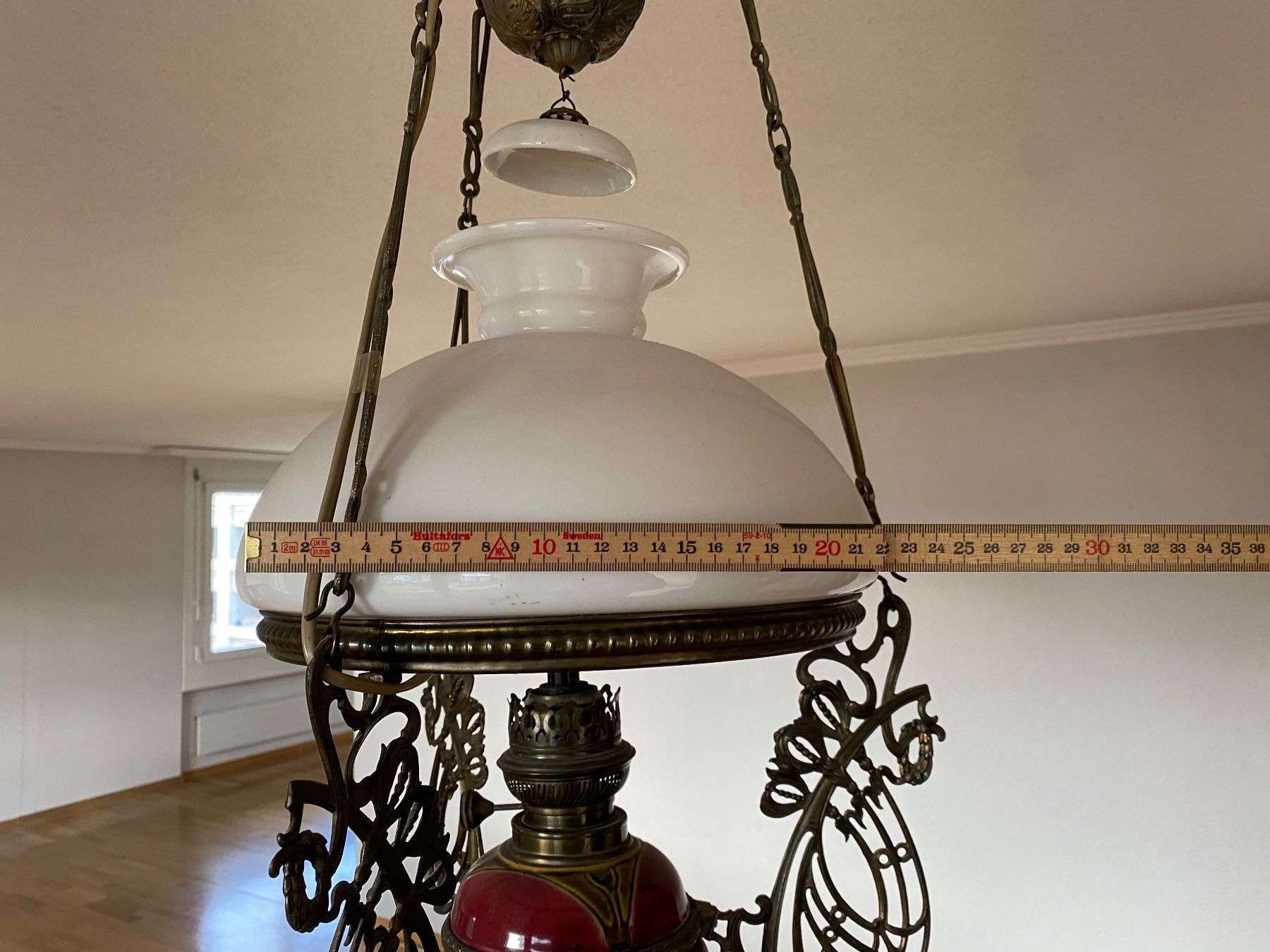 Lampadari & plafoniere: Hängelampe / Deckenleuchte antik – Usato da Sins venduto da cristalli 2