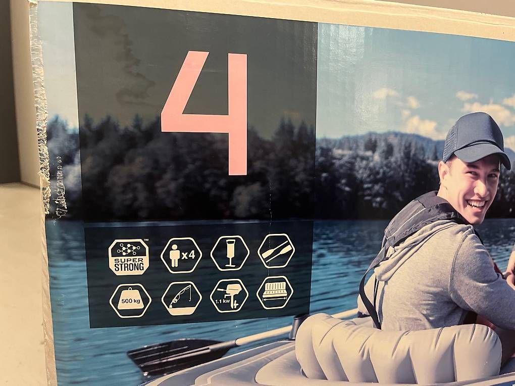 Boote: Schlauchboot Intex Excursion 4 Set – Neu (gemäss Beschreibung) aus Dübendorf von CoJo 1