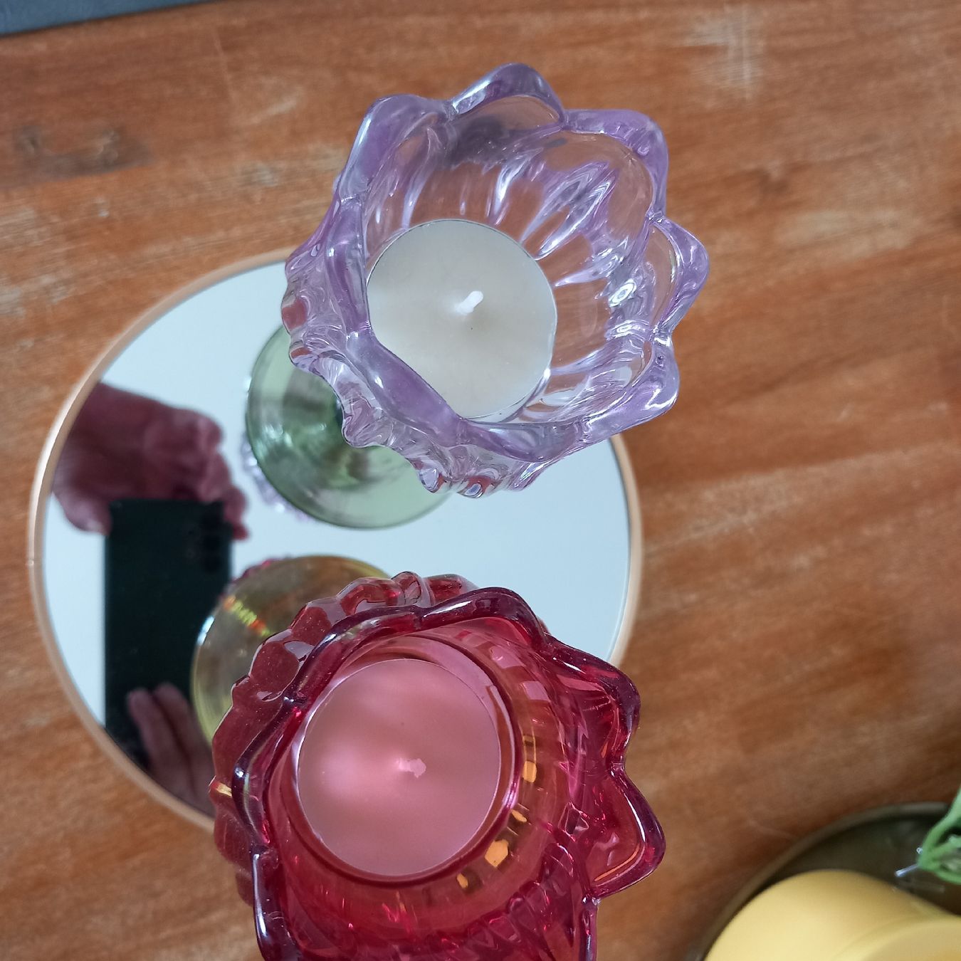 Gläser: Zwei Windlichter / Glas / Vintage – Neu (gemäss Beschreibung) aus Aegerten von gismolini 6