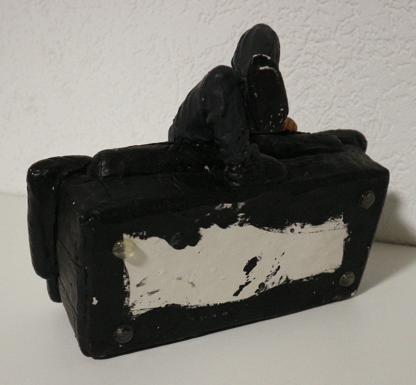 Statuette: Deko-Figur - Schlafender Mann auf Sofa – Usato da Auw venduto da beretta1966 4