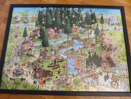 Marino Degano Funky Zoo Puzzle Black Forest Habitat